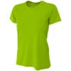 A4 Women’s Cooling Performance Crew Neck Tee (Lime)