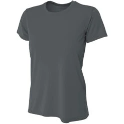 A4 Women’s Cooling Performance Crew Neck Tee (Graphite)