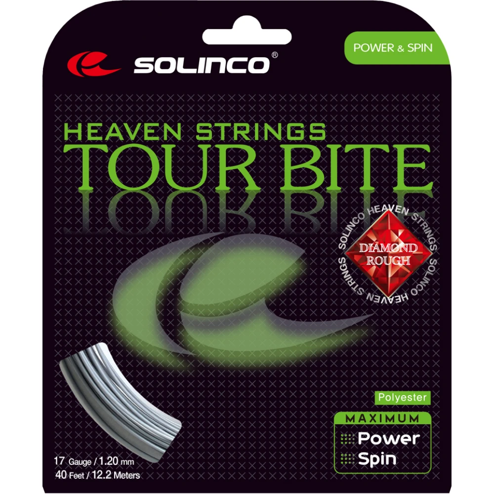 Solinco Tour Bite Diamond Rough 16L (Set) 3 Solinco Tour Bite Diamond Rough 16L (Set)