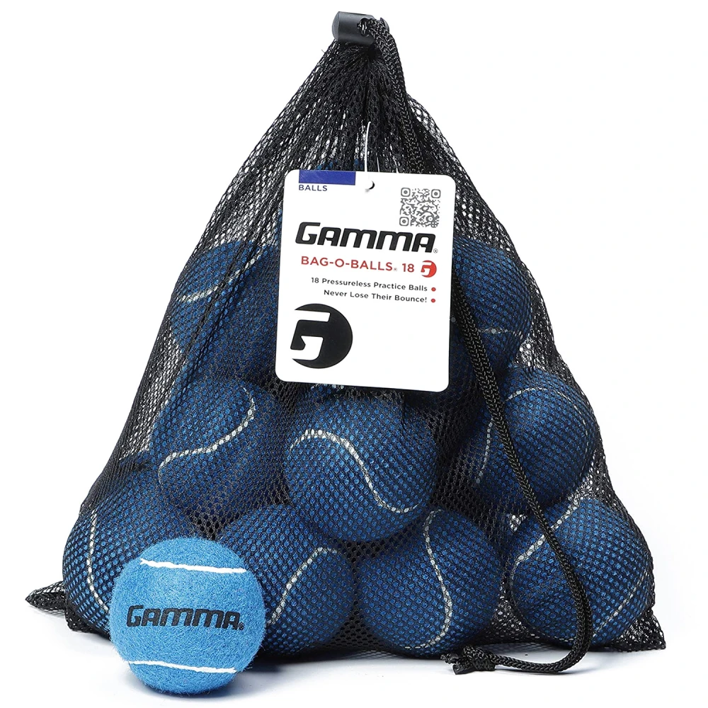 Gamma Bag-O-Balls, 18 Pressureless Tennis Balls (Blue) 3 Gamma Bag-O-Balls, 18 Pressureless Tennis Balls (Blue)