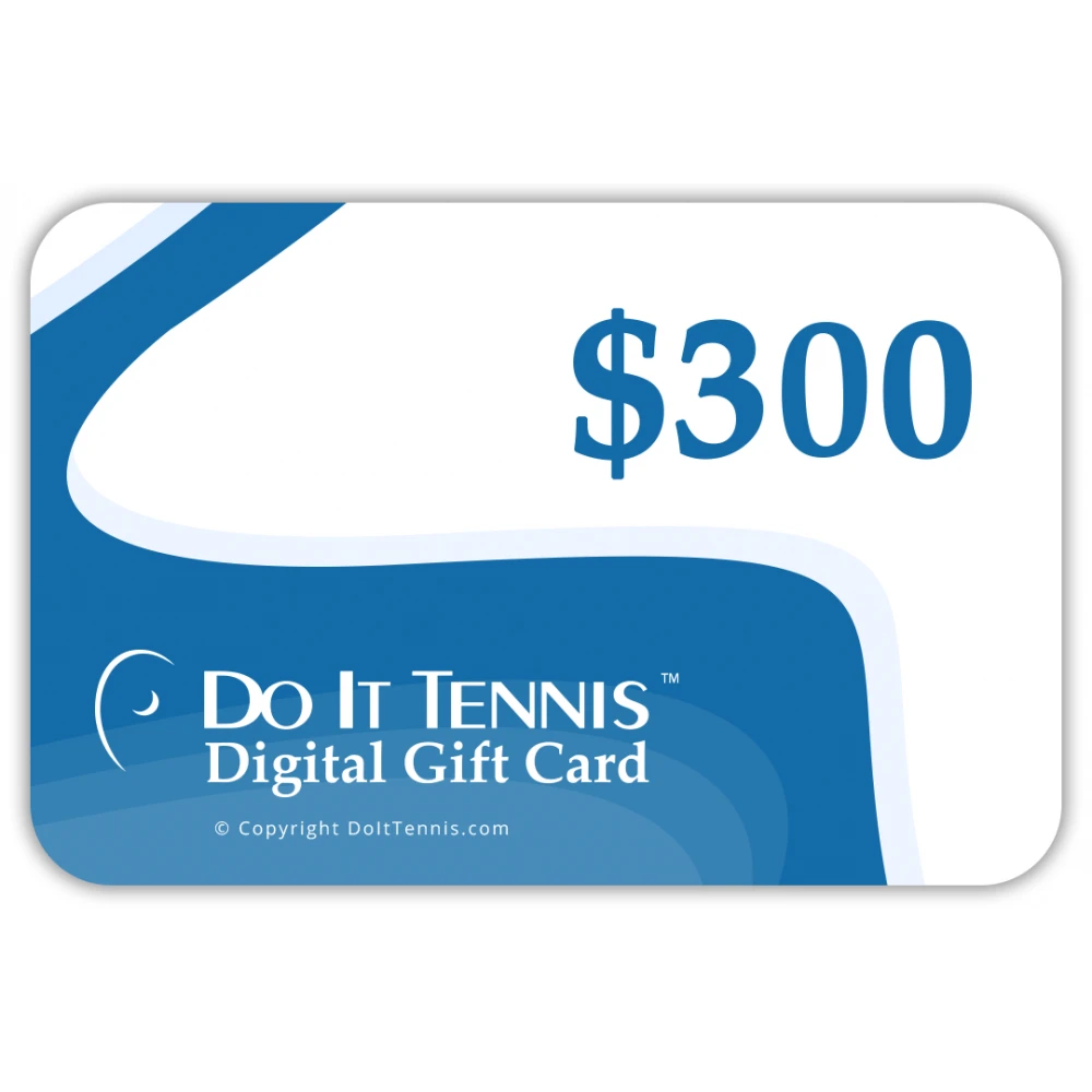 Do It Tennis Digital Gift Certificate $300 3 Do It Tennis Digital Gift Certificate $300