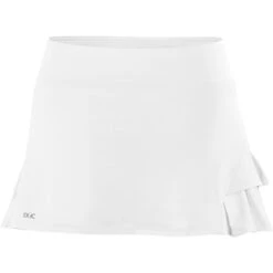DUC Flirt Women’s Tennis Skirt (White) [SALE]