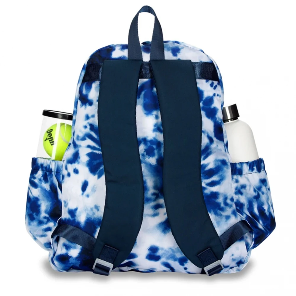 Ame & Lulu Game On Tennis Backpack (Navy/Tie-Dye) 4 Ame & Lulu Game On Tennis Backpack (Navy/Tie-Dye) - Image 2