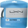 Luxilon ALU Power Spin 127 Tennis String (Set) 1 Luxilon ALU Power Spin 127 Tennis String (Set) -Tennis Equipment Shop luxilon alu power 127 spin 16g 1000 1000