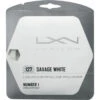 Luxilon Savage White 127 16g Tennis String (Set) -Tennis Equipment Shop luxilon savage white 127 16g 1000 1000