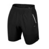 DUC Hunter Men’s Tennis Shorts (Black) -Tennis Equipment Shop m2004 blk duc hunter mens tennis short front 1000 1000