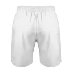 DUC Hunter Men’s Tennis Shorts (White) -Tennis Equipment Shop m2004 wht duc hunter mens tennis short back 1000 1000