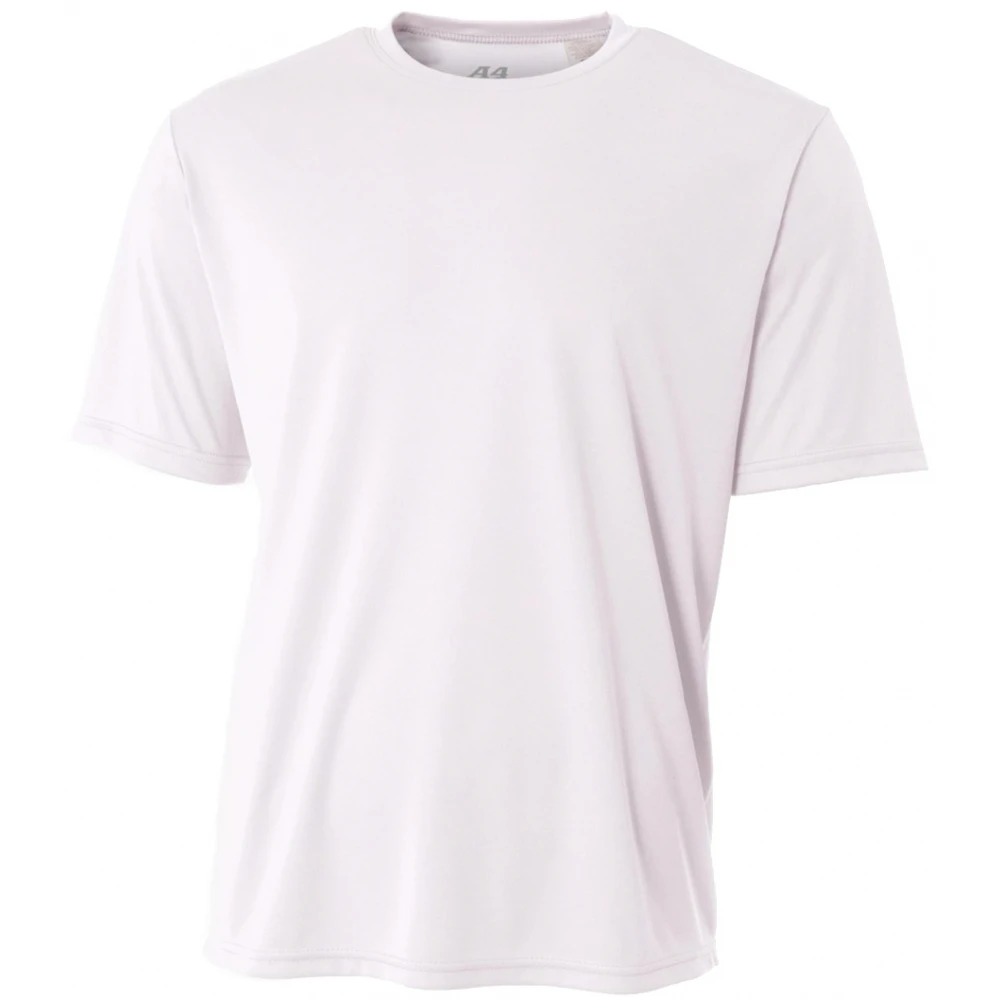 A4 Men’s Performance Crew Shirt (White) 3 A4 Men’s Performance Crew Shirt (White)