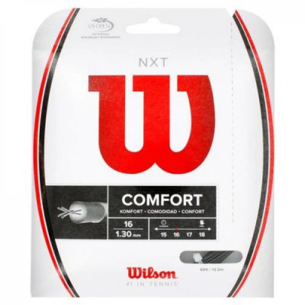Wilson NXT 16g Black Tennis String (Set) 3 Wilson NXT 16g Black Tennis String (Set)