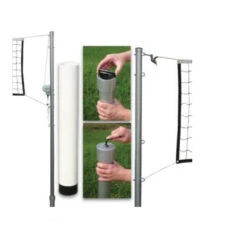 Outdoor Volleyball Set (Steel Top/PVC Sleeve), #VBPK1