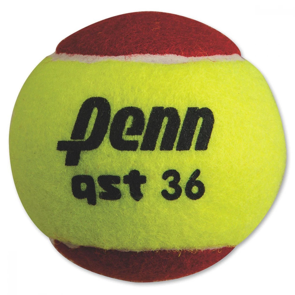 Penn QST 36 Red Felt Tennis Balls (3 Pack) 4 Penn QST 36 Red Felt Tennis Balls (3 Pack) - Image 2
