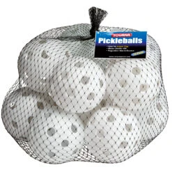 Tourna Indoor White Pickleballs (12-Pack)