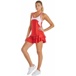 DUC Refreshing Women’s Tank (Red) -Tennis Equipment Shop refbel 1 1000 1000