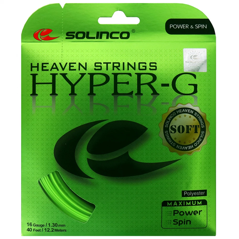 Solinco Hyper-G Soft 16g Tennis String (Set) 3 Solinco Hyper-G Soft 16g Tennis String (Set)