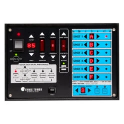 Sports Tutor Tennis Tower IO Deluxe Ball Machine W/ Remote Option -Tennis Equipment Shop tower io deluxe control panel 1000 1000