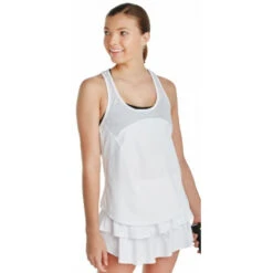 DUC Refreshing Women’s Tank (White) -Tennis Equipment Shop white 1 1000 1000