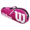 Wilson Advantage II Tennis Bag (Pink/White) -Tennis Equipment Shop wr8005201001wilson advantage ii tennis bagpink white1 1000 1000