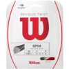 Wilson Revolve Twist 16g Red Tennis String (Set) -Tennis Equipment Shop wr830000216 revolve twist 16 rd pkg 1000 1000