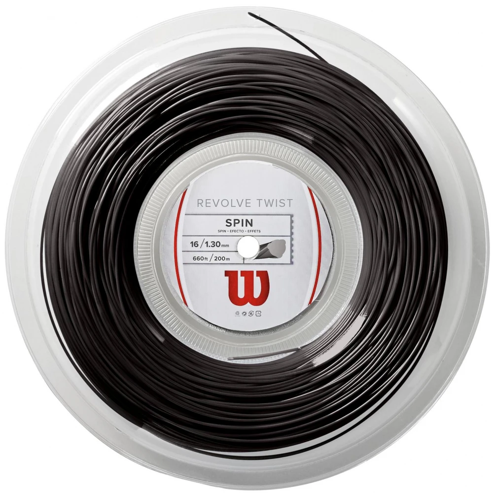 Wilson Revolve Twist 16g Grey Tennis String (Reel) 3 Wilson Revolve Twist 16g Grey Tennis String (Reel)