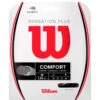 Wilson Sensation Plus 16g Black Tennis String (Set) -Tennis Equipment Shop wr830020116 sensation plus 16 bk sm 1000 1000