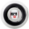 Wilson Sensation Plus 17g Black Tennis String (Reel) -Tennis Equipment Shop wr830030117 sensation plus 17 bk reel 1 1000 1000
