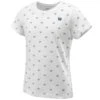 Wilson Girls Cause A Racket Tech Tee (White) -Tennis Equipment Shop wra782202 wilson girls cause a racket tech tee white 1000 1000