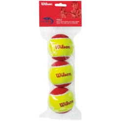 Wilson US Open Red Felt Tennis Balls (3 Pack)