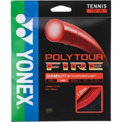Yonex POLYTOUR Fire 120 17G Tennis String (Set)